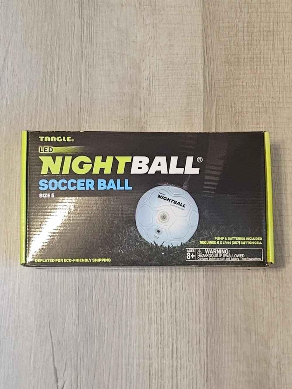 Tangle NightBall LED Light-Up Soccer Ball Size 5 – Blue– New in Box